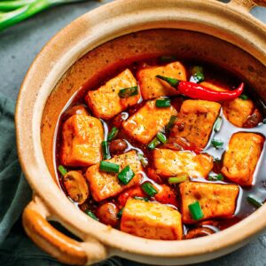 Đậu hũ kho nấm